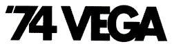 '74 Vega logo
